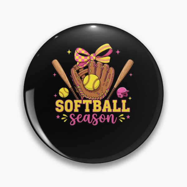Item preview, Girls Softball Season Bow designed and sold by KroghDs.