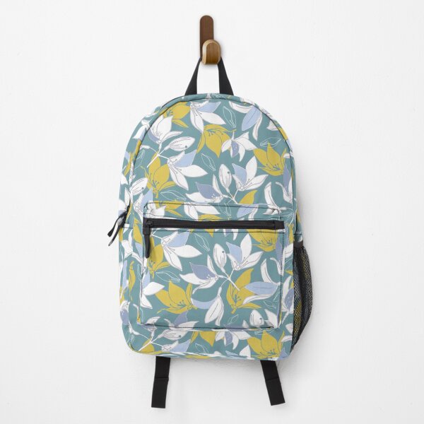 Item preview, Azalea Spring Floral in Duck Egg Blue designed and sold by Butterfly & Daisy Design Studio.