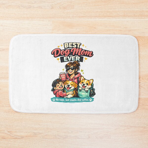 Item preview, Best Dog Mom Ever designed and sold by Teacuppupdesign.