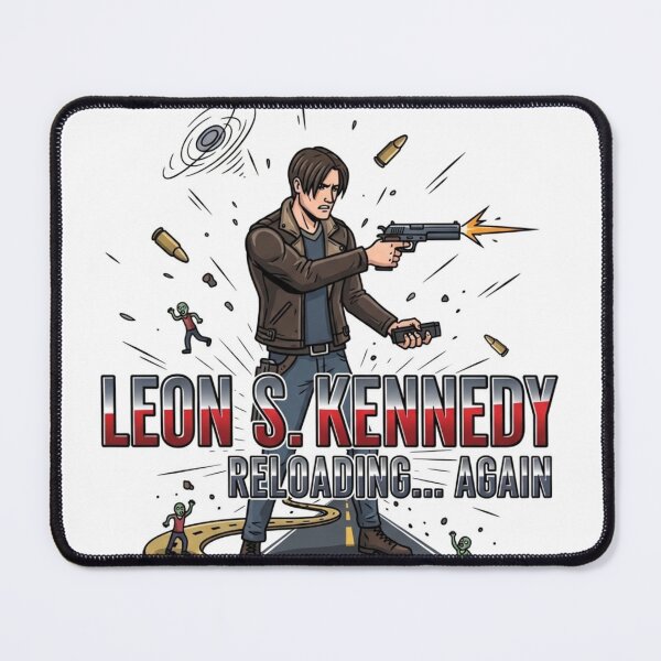 Item preview, Leon Kennedy Reloading Again Funny Meme designed and sold by VitalDesigner.