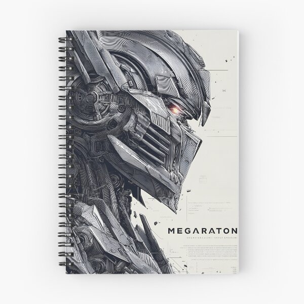 Item preview, Megaraton Cybernetic Warrior – Futuristic Mecha Robot Portrait | Sci-Fi Mechanical AI Artwork designed and sold by Dyan4.