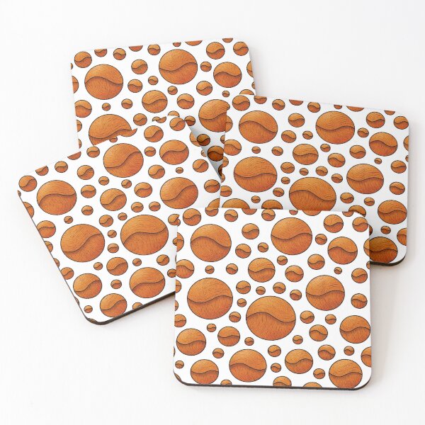 Item preview, Circles in Orange designed and sold by CurioEphemeres.