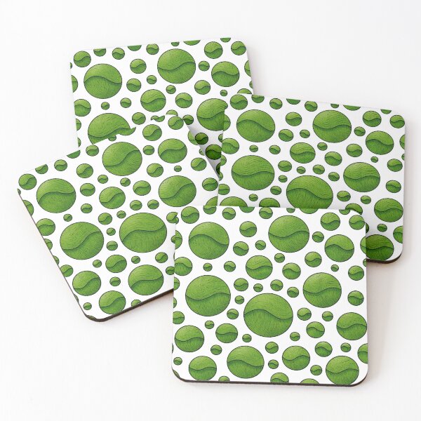 Item preview, Circles in Green designed and sold by CurioEphemeres.