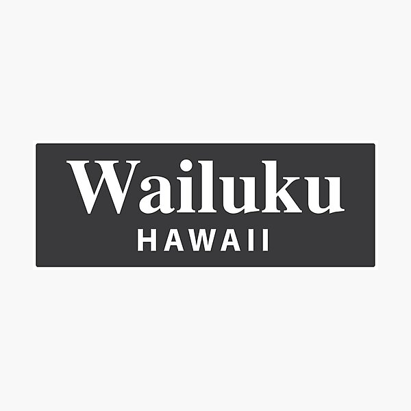 Item preview, Wailuku, Hawaii designed and sold by EveryCityxD1.