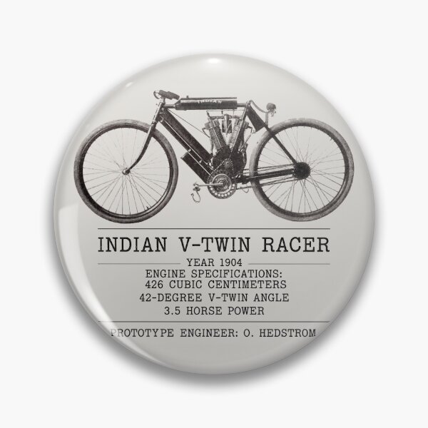 Item preview, 1904 First Indian V-Twin Racer Motorcycle | Early Classic Bike by Oscar Hedstrom designed and sold by EdGraphy.