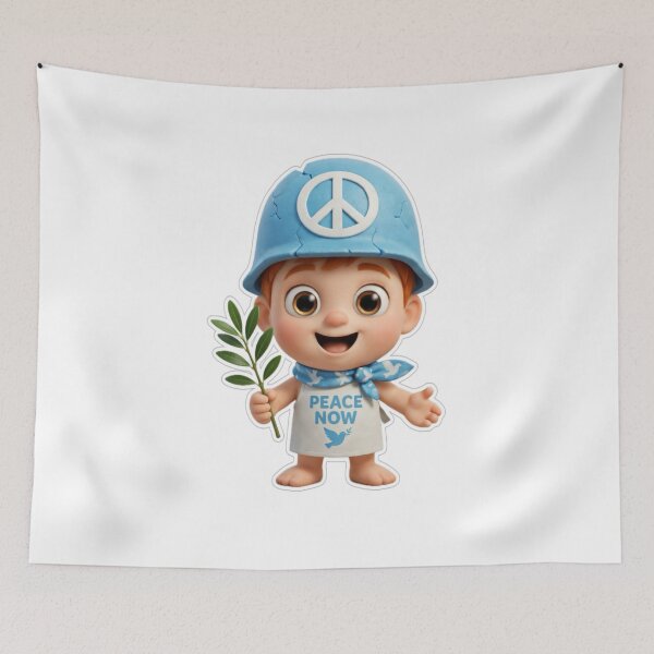 Artikelvorschau, Peace Now – Cute Peace Mascot entworfen und verkauft von Wildborn74.