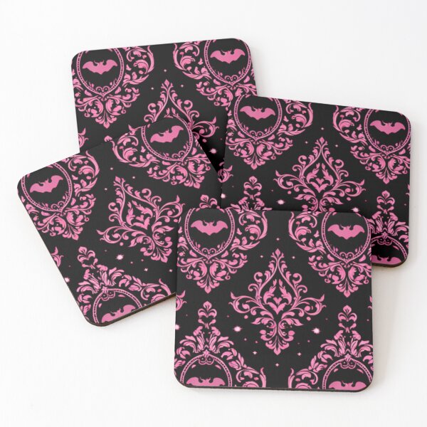 Item preview, Pink Bats Gothic Print designed and sold by endlessDoodler.