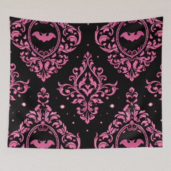 Item preview, Pink Bats Gothic Print designed and sold by endlessDoodler.