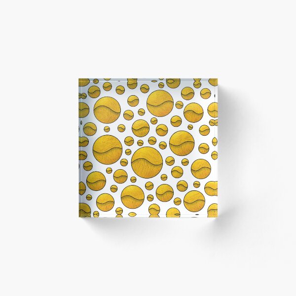 Item preview, Círculos en amarillo designed and sold by CurioEphemeres.