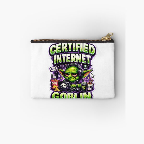 Item preview, Certified Internet Goblin Meme Retro Gamer Humor designed and sold by Wolf Creator.