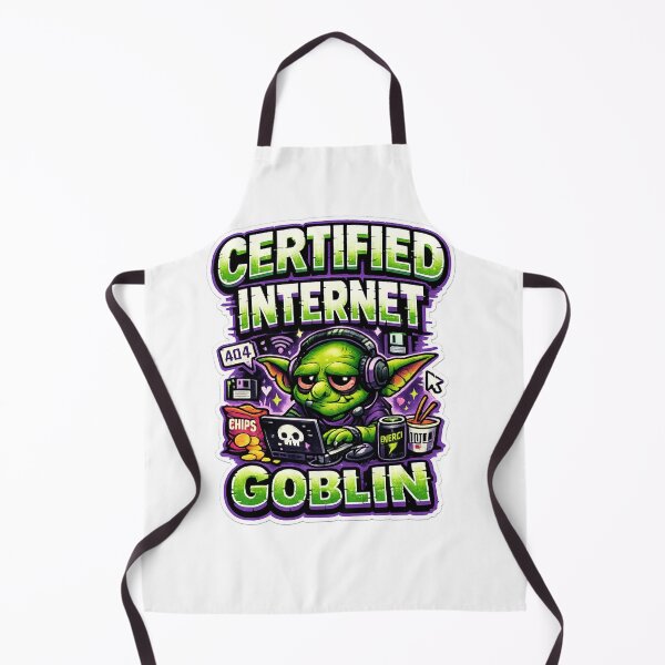 Item preview, Certified Internet Goblin Meme Retro Gamer Humor designed and sold by Wolf Creator.