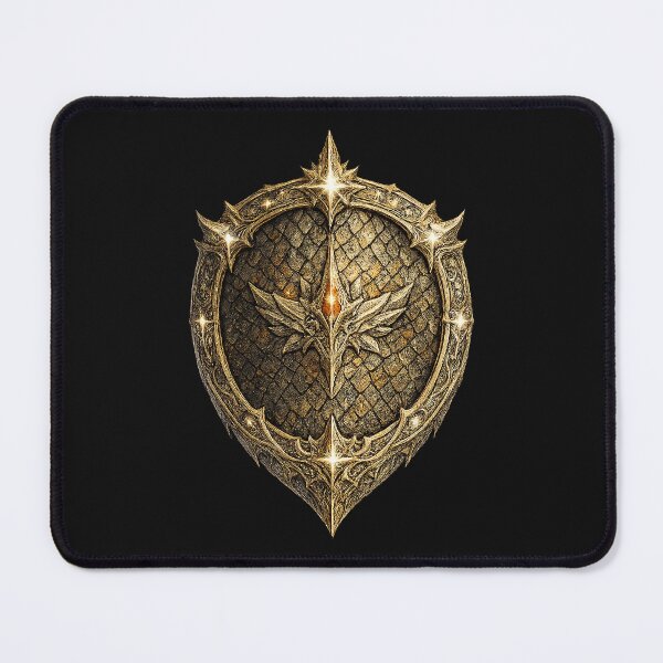 Item preview, Sacred Golden Dragon Knight Shield designed and sold by DebraSLanders.