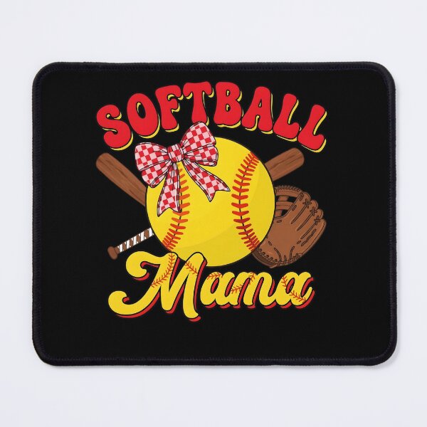 Item preview, Softball Mama Bow designed and sold by KroghDs.
