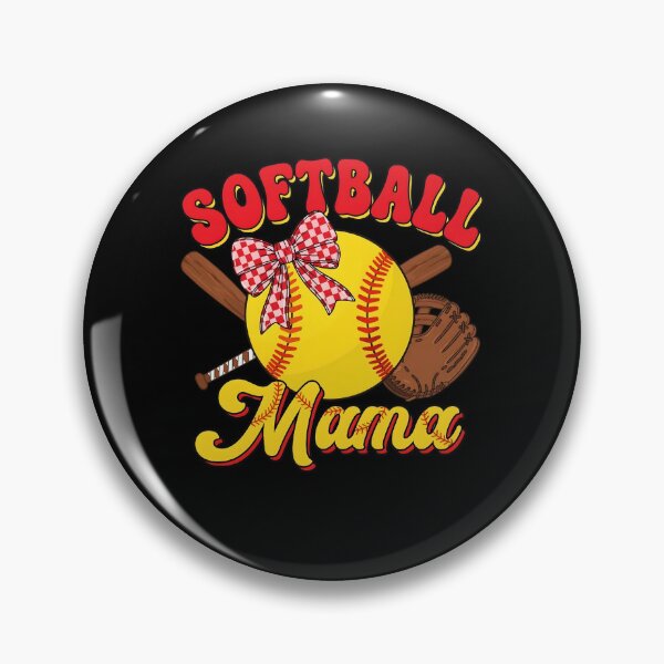 Item preview, Softball Mama Bow designed and sold by KroghDs.