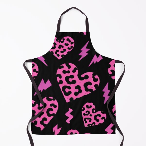Item preview, Pink Leopard Print Hearts designed and sold by endlessDoodler.