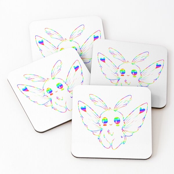 Item preview, Glass Rainbow Moth designed and sold by The Misfit Print Guild.