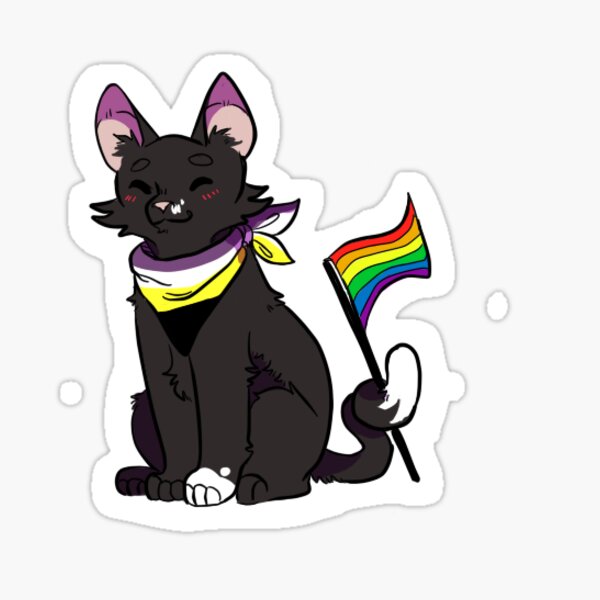 Warrior Cats Ravenpaw Sticker for Sale by Keef-Korner