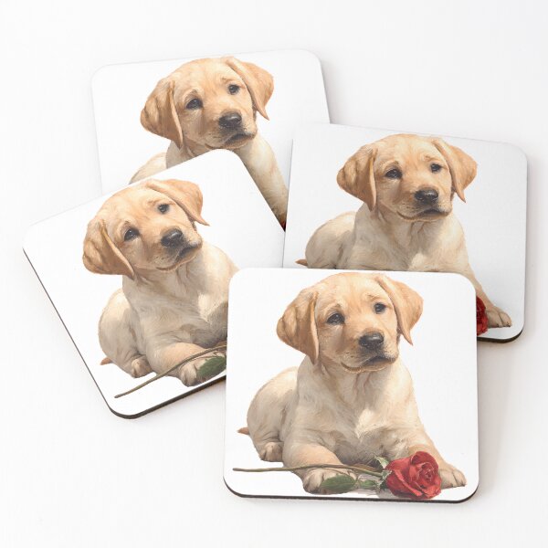 Item preview, Cute golden lab puppy designed and sold by ArtfulPlay.