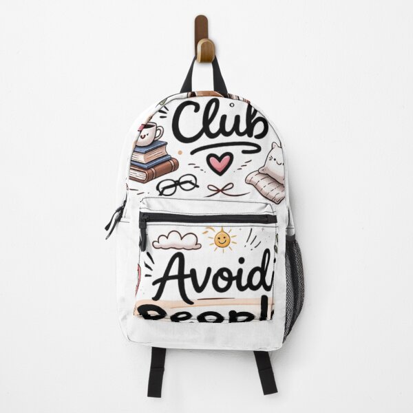 Item preview, Avoid People Club Cute Introvert Aesthetic Design designed and sold by Sanika arts .