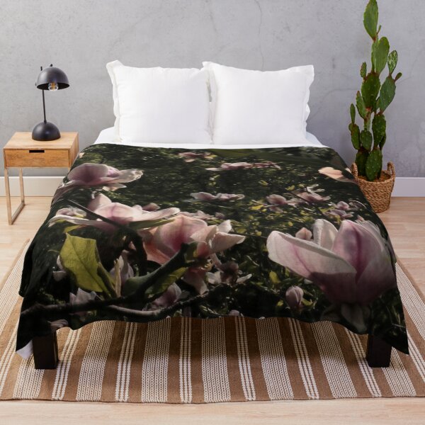 Item preview, Pink Magnolia Flowers in Sunlit Spring Garden Macro designed and sold by vikko-art.