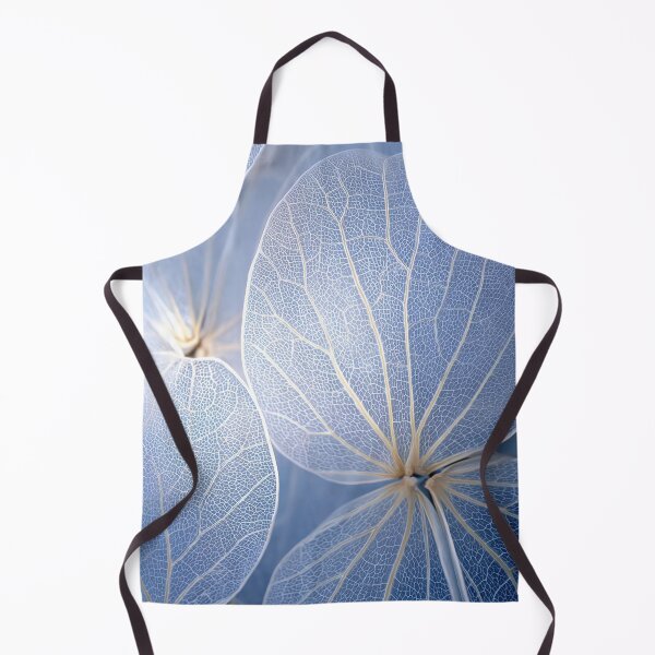 Item preview, Blue Skeleton Leaves Abstract Nature Art designed and sold by MOONE FLOWER.