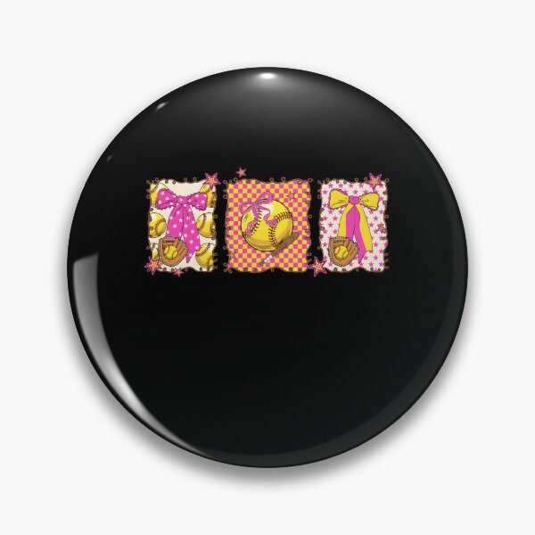 Item preview, Cute Girls Softball Bow designed and sold by KroghDs.