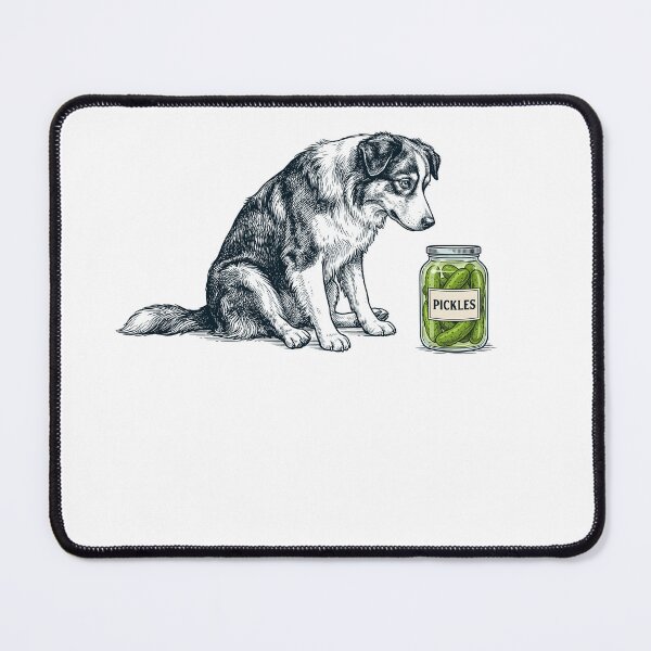 Item preview, Vinatge Australian Shepherd Pickles Meme Dog Lover designed and sold by DoodleTortle.