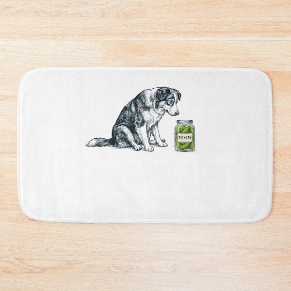 Item preview, Vinatge Australian Shepherd Pickles Meme Dog Lover designed and sold by DoodleTortle.