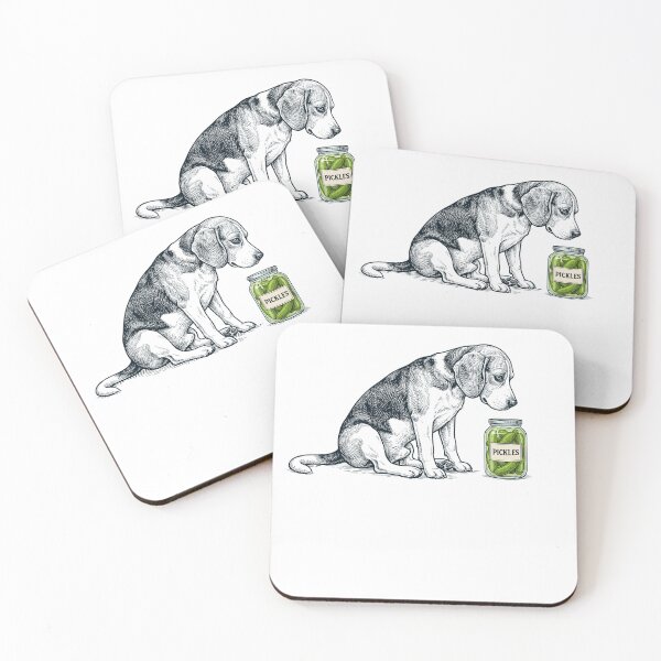 Item preview, Vinatge Beagle Pickles Meme Dog Lover designed and sold by DoodleTortle.