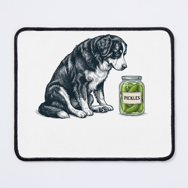 Item preview, Vinatge Bernese Mountain Dog Pickles Meme Dog Lover designed and sold by DoodleTortle.