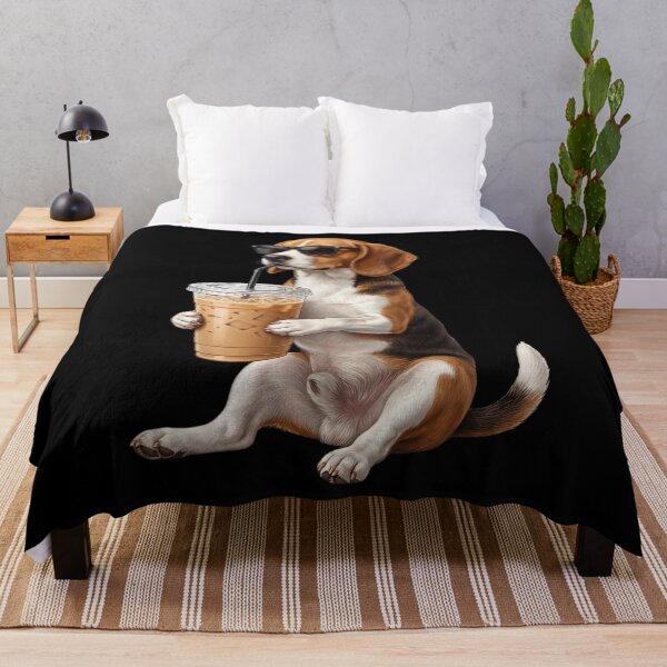 Item preview, Funny Beagle Drinking Iced Coffee Meme Dog Lover designed and sold by TerryConnells.