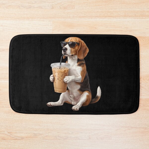Item preview, Funny Beagle Drinking Iced Coffee Meme Dog Lover designed and sold by TerryConnells.