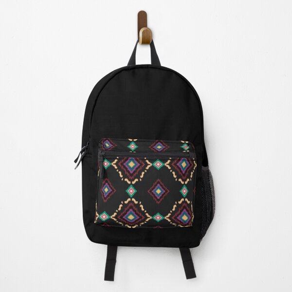 Item preview, Boho ikat textile pattern designed and sold by PearlAndJade.
