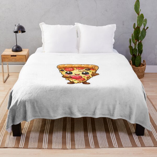 Item preview, Cute Kawaii Pizza Slice Holding Heart – Adorable Food Mascot Cartoon Sticker Design designed and sold by ArtWaveStudio8.
