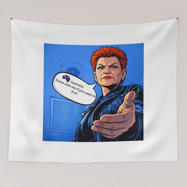 Item preview, Terminator Pauline Hanson designed and sold by VisionLeeStudio.