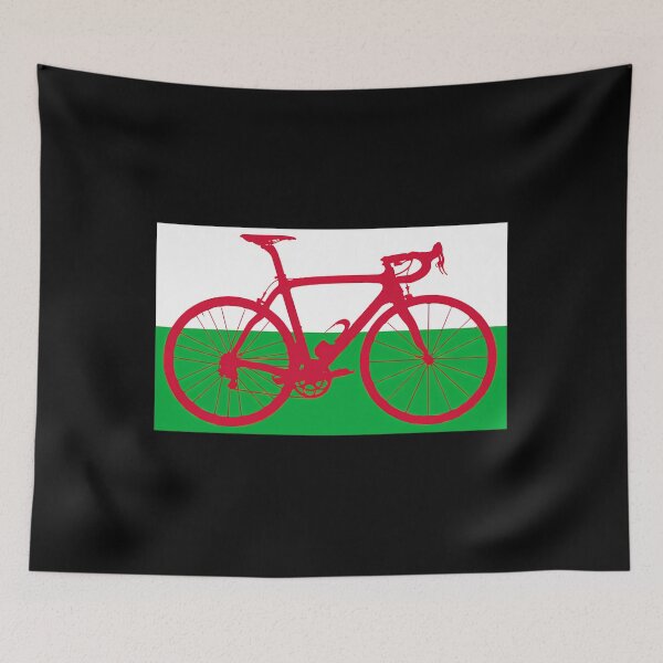 Item preview, Bike Flag Wales designed and sold by Thomasmulrotd.