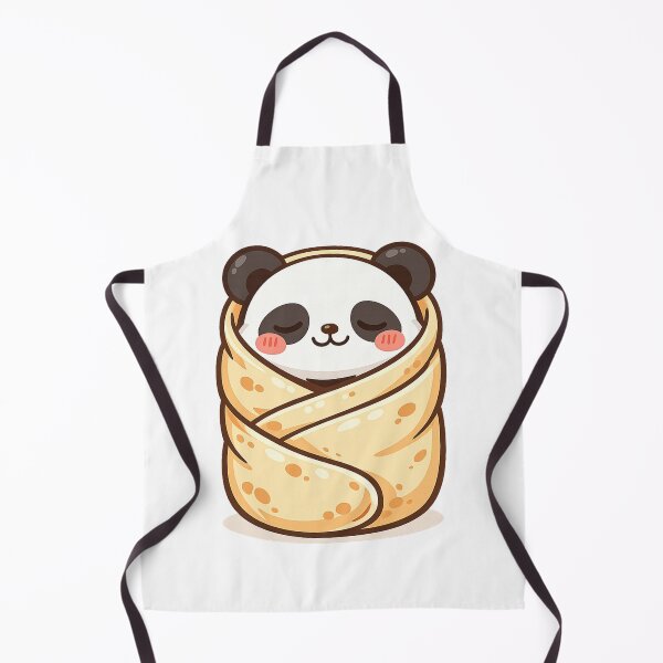 Item preview, Burrito Panda – Cozy Wrapped Panda Cartoon designed and sold by WittyWear Designs.