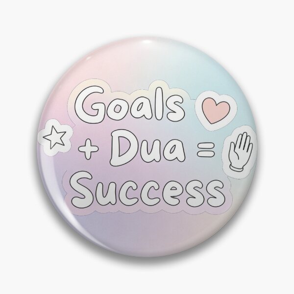 Item preview, Goals + Dua = Success Islamic Motivation Aesthetic Sticker designed and sold by CozyCramStudio.