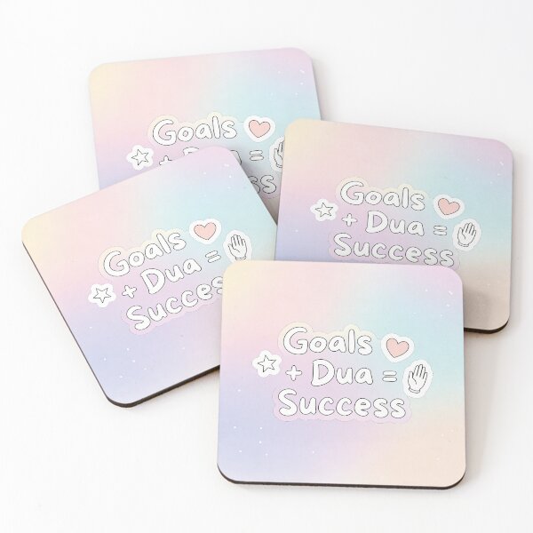 Item preview, Goals + Dua = Success Islamic Motivation Aesthetic Sticker designed and sold by CozyCramStudio.