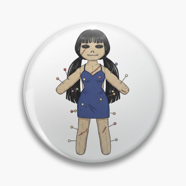 Item preview, Asian Voodoo Doll - Blue Gown and Pigtails designed and sold by octozap.