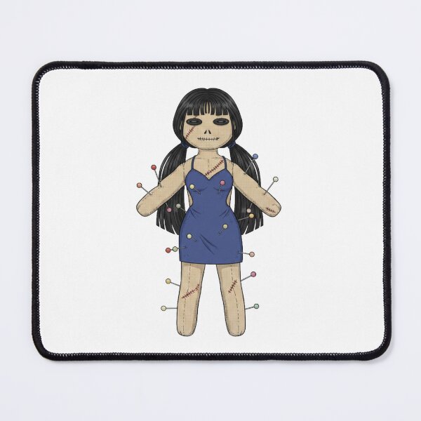 Item preview, Asian Voodoo Doll - Blue Gown and Pigtails designed and sold by octozap.