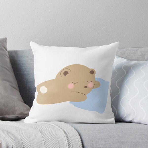 Item preview, Cute Sleeping Bear Kawaii Illustration designed and sold by Porpor Artwork.