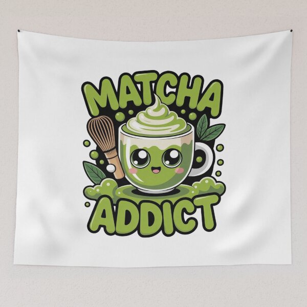 Item preview, Matcha Addict – Japanese Tea Lover Design designed and sold by shellymope.