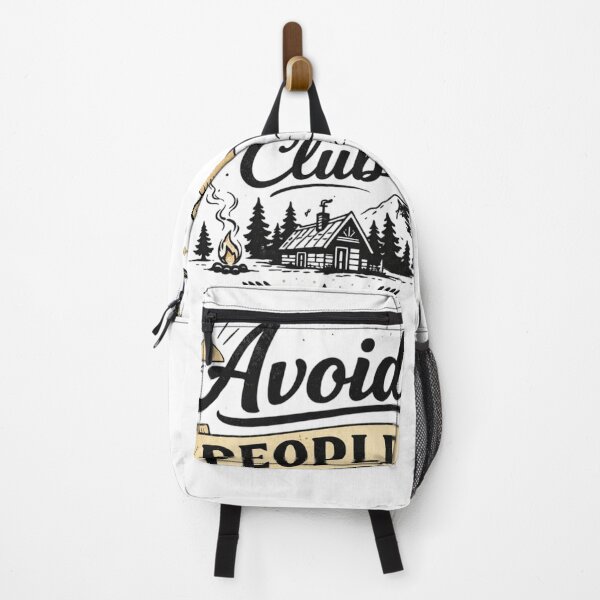 Item preview, Avoid People Club Funny Introvert Quote Design designed and sold by Sanika arts .