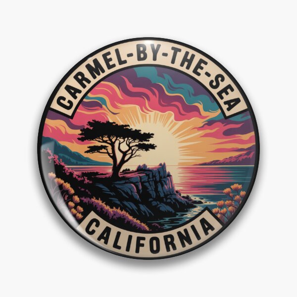 Item preview, Carmel-by-the-Sea California: Vibrant Coastal Landscape designed and sold by CircinusStore.