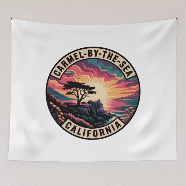 Item preview, Carmel-by-the-Sea California: Vibrant Coastal Landscape designed and sold by CircinusStore.