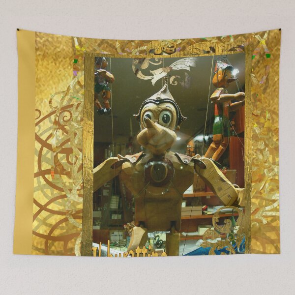 Item preview, Il Burattino Doll (Wooden Pinocchio in Venice, Italy - Photo by ACCI) designed and sold by VanyssaGraphics.