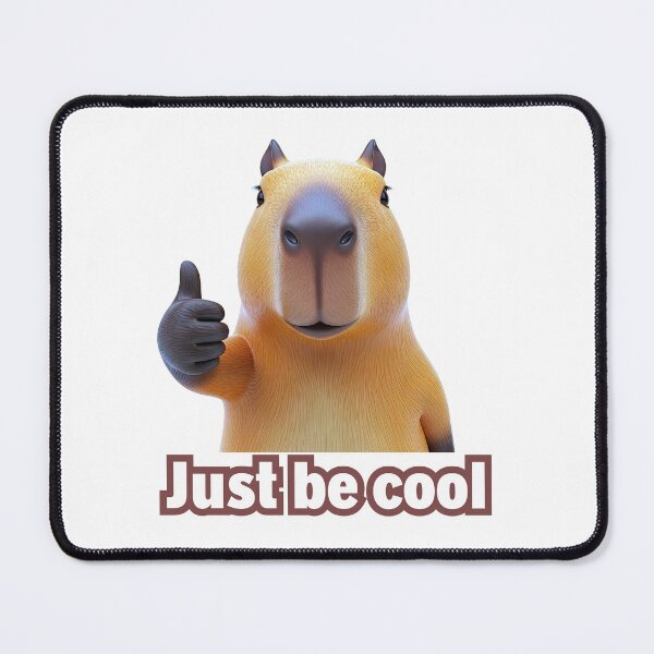 Item preview, Just Be Cool Capybara designed and sold by Aminesnip.