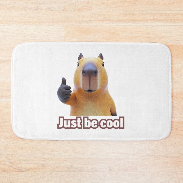 Item preview, Just Be Cool Capybara designed and sold by Aminesnip.