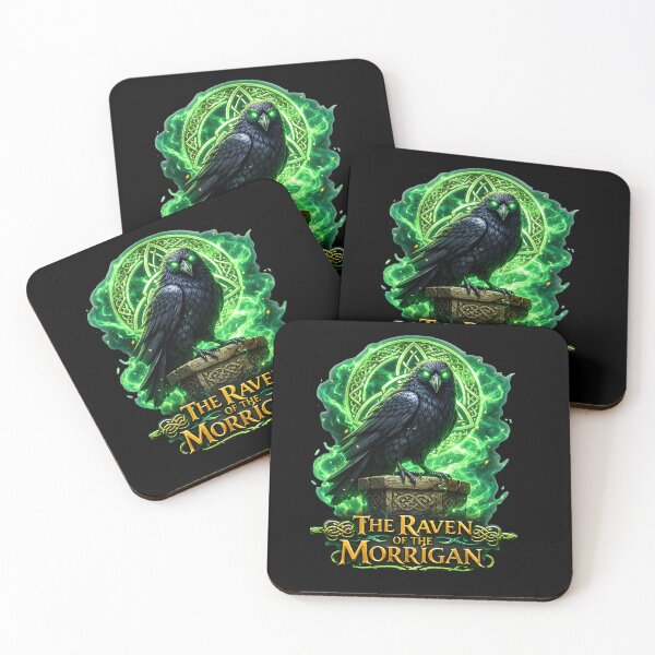 Item preview, The Raven of the Morrígan – Celtic Mythology Raven Design | Irish Gothic Fantasy Art designed and sold by bazstees54.